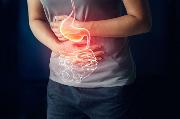 Woman touching stomach painful suffering from stomachache causes of menstruation period, gastric ulcer, appendicitis or gastrointestinal system disease. Healthcare and health insurance concept functional bowel disorder treatment, treatment for iIBS orange ca, treatment for functional bowel disorder orange ca